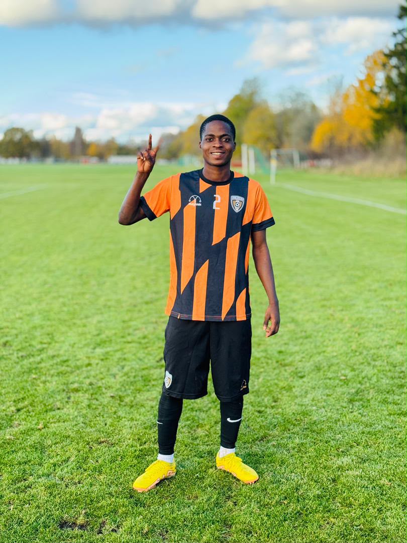 Footballer marking a new chapter on the pitch